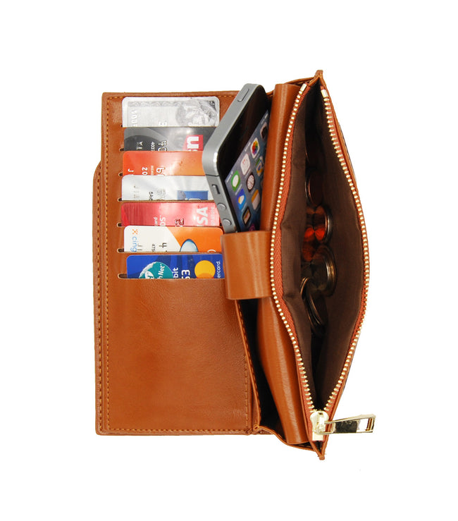 Michael faux shiny leather Wallet WA1514 - Vietafashion